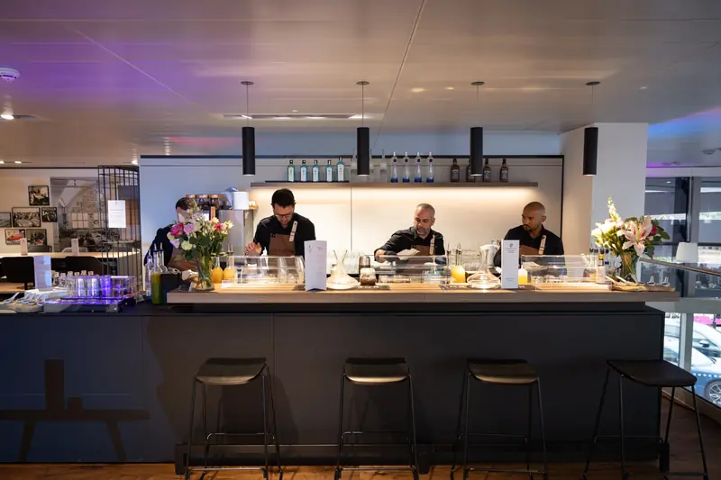 mixologists crafting cocktails
